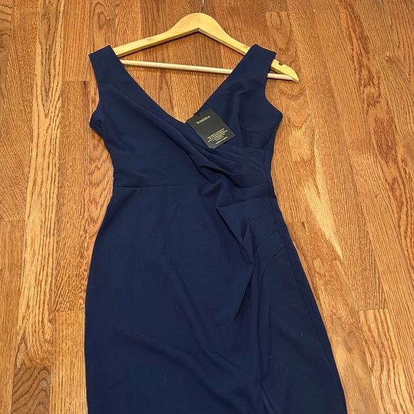 Navy Evening Wear Dress - Picture 3 of 4